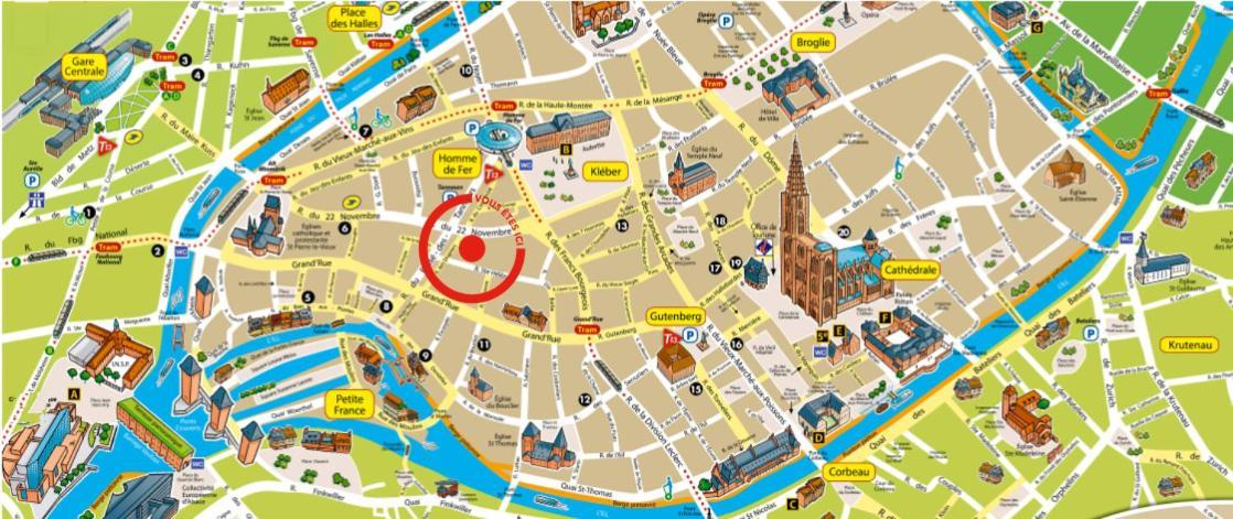 70 M² Strasbourg Appart City Center 외부 사진